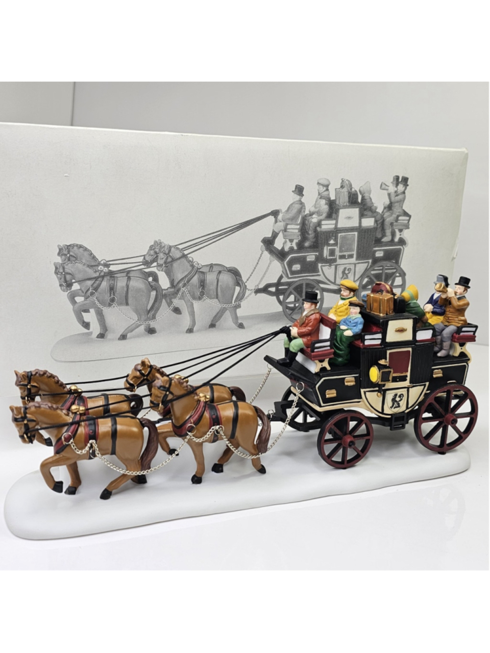 Department 56 Heritage Village Collection: Holiday Coach In Original Box. CLEAN.